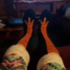 Love my chicken socks